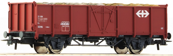 Gondola car loaded with coils<br /><a href='images/pictures/Roco/224730.jpg' target='_blank'>Full size image</a>